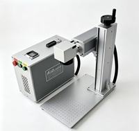 Machine de marquage laser CNC à fibre haute précision 20W, refroidissement par eau DWG, multi-tension, pour métaux et acier inoxydable (gravure profonde)
