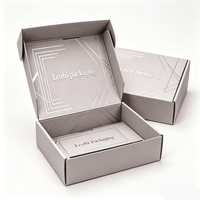 Boîtes d'emballage personnalisées pour vêtements et perruques en carton ondulé avec impression de logo