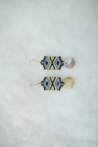 أقراط نسائية بتصميم جديد لعام 2026، أقراط معلقة كلاسيكية بطراز عرقي قديم، مصنوعة يدويًا من الخرز الميوكي مع قلادة صدفية - Product Image 6