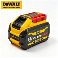 Paket Baterai Lithium Ion Isi Ulang 12.0Ah Pengganti untuk FLEXVOLT 20V/60V DCB612 DCB609 DCB606 - Tersedia