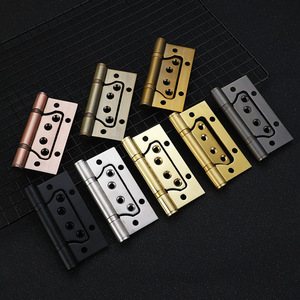 Charnières de porte de cuisine encastrées en acier inoxydable 201 de 4 pouces avec deux roulements à billes - Product Image 1