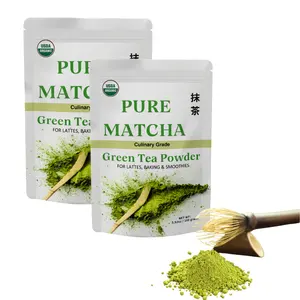Hochwertiger reiner bio-matcha-latte-pulver schlankheitsmittel-matcha-tee