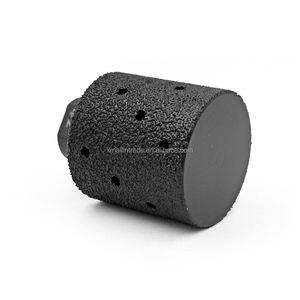 OEM 1 "* 2" 25*50mm 5/8 "-11 M14mm meule diamantée brasée sous vide roue de tambour de polissage <span class=keywords><strong>pour</strong></span> granit, <span class=keywords><strong>marbre</strong></span>, béton et <span class=keywords><strong>pierre</strong></span> - Product Image 5