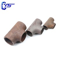 Té égal en acier au carbone forgé SCH40 SCH80 STD avec raccord à souder pour pipeline