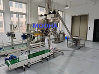 Machine de remplissage à vis sans fin pour farine protéinée 15 kg, machine de remplissage de poudre alimentaire pour maïs 5 kg, ensacheuse form-fill, doseur de détergent