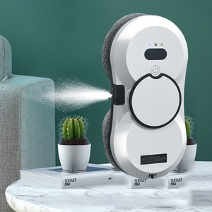 Robot de nettoyage de vitres électrique 360 °   Nettoyeur de vitres rotatif avec forte aspiration, pulvérisateur d'eau automatique et télécommande - Product Image 2