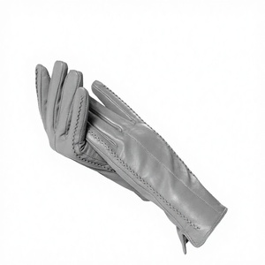 Wholesale High Quality Winter Leather Lambskin Plain <b>Gloves</b> Men Ladies <b>Touch</b> <b>Screen</b> Feature Eco-Friendly Thermal Outdoor Travel - Product Image 3