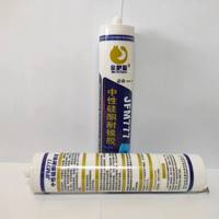 Kit adhésif structurel en verre de mastic de silicone de petits tubes de construction préfabriquée