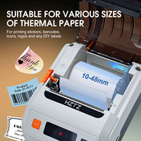 Imprimante d'étiquettes thermiques mini AQ20 HZTZ 2 pouces 203 dpi avec garantie 1 an, USB intégré/ESC portable, SDK inclus