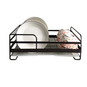 Scolapiatti Multifunzionale in Metallo Verniciato a Polvere con Vassoio Separato per Acqua, Bestseller 2020 - Product Image 3