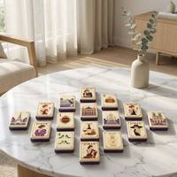 Ensemble de Mahjong Américain Premium en Acrylique en Gros Prêt à Expédier – Jeu de Divertissement Tendance avec Tuiles Esthétiques Modernes en Lucite