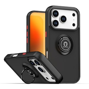 เคสโทรศัพท์มือถือ KINGSOUL OEM หรูหรา ผลิตจาก TPU พร้อมที่จับนิ้วแม่เหล็กโลหะ งานเคลือบอีพ็อกซี่ สีสันปรับแต่งได้ ป้องกันรอยนิ้วมือ สำหรับรถยนต์ - Product Image 1