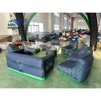 Canapé gonflable personnalisé, chaise hermétique pour deux personnes, pour courses automobiles, lancement de produits, événements, mobilier