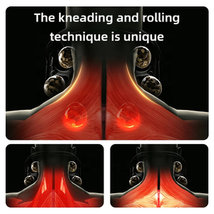 Masajeador de cuello y hombros Shiatsu de amasado profundo con calor calmante 3 modos para aliviar el dolor muscular - Product Image 4