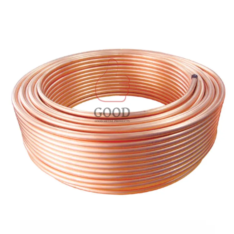銅管ASTM 0.5-15mm astm b280 c12200銅管エアコンソフトドローイング