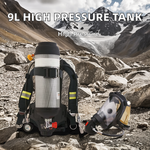 กระบอกคาร์บอนไฟเบอร์9L ได้รับการรับรอง CE 3L อุปกรณ์ดับเพลิงความดันสูง30เมตร PA ถังออกซิเจนสำหรับดำน้ำกีฬาได้รับการรับรอง CE - Product Image 2