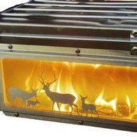Barbecue multifonctionnel pratique en gros, chauffage extérieur, bois de chauffage, poêle en acier inoxydable