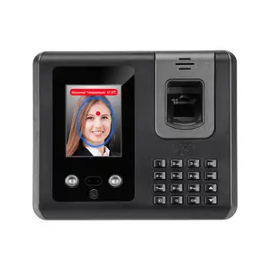 Temperature sensor face authentication access control time attendance infrared thermometor