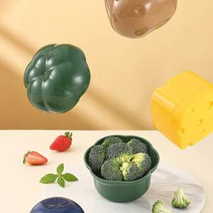 Conteneurs de stockage de fruits et légumes boîte de rangement réutilisable bols de stockage support économiseur garde-boue - Product Image 3