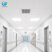 Grilles d'aération en aluminium OEM pour systèmes CVC, grille de retour d'air avec filtre à charnières