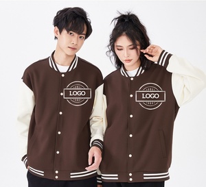 LAYENNE chaqueta universitaria de <span class=keywords><strong>punto</strong></span> de alta calidad para hombre bordado <span class=keywords><strong>grueso</strong></span> 380 Gsm impreso personalizado béisbol Letterman Varsity chaqueta - Product Image 6