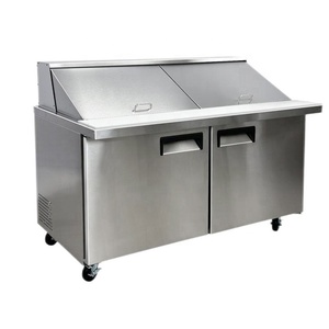 Commercial Refrigerated Salad Counter Chiller Salad Prep bar Counter Furniture Refrigerator - Product Image 1