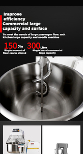 Nueva Mezcladora Hidráulica Inclinable de Gran Capacidad para Leche de Maíz, Frutos Secos, Carne y Harina, Totalmente Automática con Elevación, para Uso Doméstico, 100 kg - Product Image 6