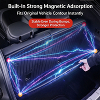 Lot de 5 tapis de coffre avant et arrière en TPE, accessoires intérieurs pour Tesla Model YL 2025+ 6 places, vente en gros usine