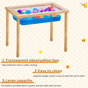 Cảm Giác Bảng Gỗ Cát Bảng Hoạt Động Bảng Quà Tặng Cho Trẻ Em Trẻ Mới Biết Đi Lớp Học Mầm Non Chơi - Product Image 2