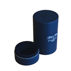 מחזור לוגו מותאם אישית לוגו עגול קרטון בושם בקבוק נייר שחור - Product Image 5