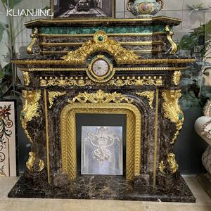 Repisa de <span class=keywords><strong>Chimenea</strong></span> Moderna de Mármol Estilo Antiguo de Gran Venta con Estatuas Talladas a Mano en <span class=keywords><strong>Piedra</strong></span> - Product Image 5