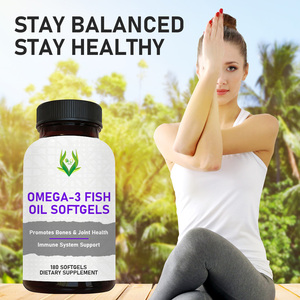 Gélules d'huile de poisson Oméga-3 OEM ODM avec huile de poisson favorisant la santé des os et des articulations, soutien du système immunitaire, gélules saines d'EPA - Product Image 2