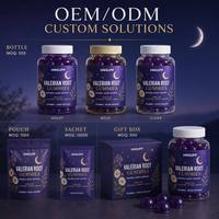 Gummies de Valériane à Marque Blanche OEM, Camomille et Mélisse – Soutien Naturel au Sommeil, Apaisement et Relaxation