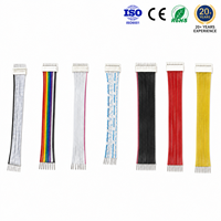 Rangkaian Kabel Jumper Kustom dengan Pitch 2.54mm, Konektor Dupont Female ke Male, Kabel Ribbon untuk Papan PCB