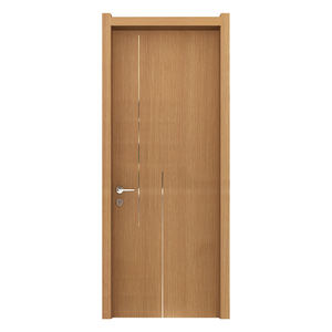 Portes en acajou pré-assemblées composites étanches, avec âme en PVC, en aggloméré, portes intérieures creuses en PVC WPC pour appartements - Product Image 4