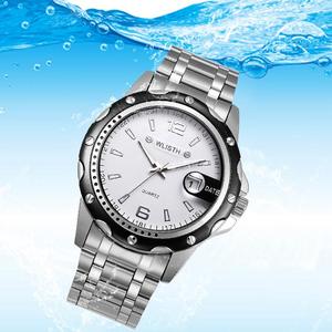 Wlisth S504 Orologio da Polso da Uomo con Calendario, Quadrante Grande, Cinturino in Pelle, Lancette Luminose, Stile Sportivo - Product Image 6