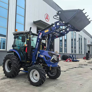 Бесплатная доставка 4WD 50hp 60hp 70hp 80hp 90hp 100hp сельскохозяйственные тракторы с фронтальным погрузчиком - Product Image 2