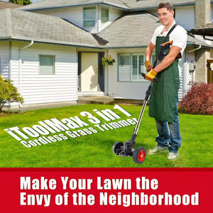 Best-Selling High-Quality Cordless Electric Upright Walk-Behind <b>Lawn</b> <b>Mower</b> with Interchangeable <b>Blades</b> Versatile Gardening Tool - Product Image 2
