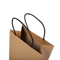 Sacs d'emballage en papier kraft marron écologiques personnalisés avec logo pour la restauration rapide, produits ménagers, vaisselle et oreillers – Vente en gros