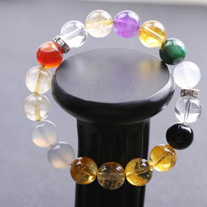 Venta al por mayor tendencia Original amarillo Ojo de Tigre citrino con cuentas Vintage religioso geométrico regalo de <span class=keywords><strong>boda</strong></span> pulsera <span class=keywords><strong>para</strong></span> parejas hombres mujeres - Product Image 4