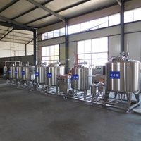 Petit équipement de processus de lait entièrement automatique pasteuriseur de lait 2000L avec refroidisseur instantané