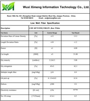 Fibra Corta de Poliéster Virgen Suave Blanca 100% PSF 4D*51, Material de Relleno Sólido Siliconizado de Bajo Punto de Fusión