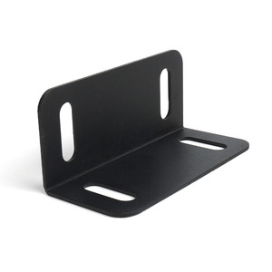 Soporte de Esquina en Forma de L para Cama, 295x67mm, Conector de Metal Negro para Muebles, Soporte para Cabecera - Product Image 4