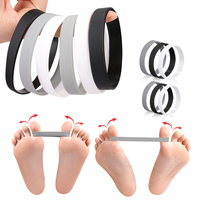 Bande de Résistance en Silicone pour Correction des Hallux Valgus, Entraînement Orthopédique, Étirement, Couleur Unie, Silicone Lisse, Flexibilité et Rebond pour les Orteils