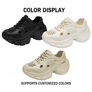 Sandales sabots pour femmes, mode estivale, polyvalentes, décontractées, creuses, respirantes, vente en gros d'usine, chaussures pour femmes de haute qualité - Product Image 2