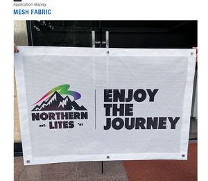 Banderoles en vinyle grand format personnalisées avec logo imprimé, enseignes promotionnelles extérieures, publicité pour salons professionnels - Product Image 6