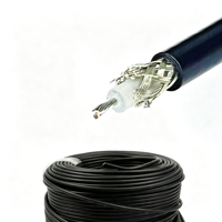 Câble coaxial blindé RG58 A/U en vrac, 50 Ohms, pour antenne radio, routeur Wi-Fi, extension de signal RF