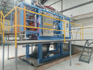 Máy làm hộp cá bằng xốp EPS tự động, máy tạo hình EPS tự động, máy làm khay tổ ong bằng xốp polystyrene nở - Product Image 3