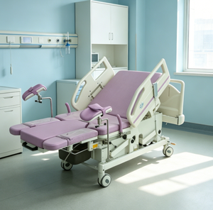 Cama Obstétrica Eléctrica con Colchón Transpirable e Impermeable, Altura Ajustable para Parto y Recuperación (Opcional) - Product Image 5
