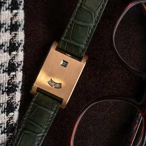 Reloj cuadrado dorado personalizable CILOA para hombre, moderno y a la moda, resistente al agua, regalo de lujo ligero, reloj de cuarzo - Product Image 3